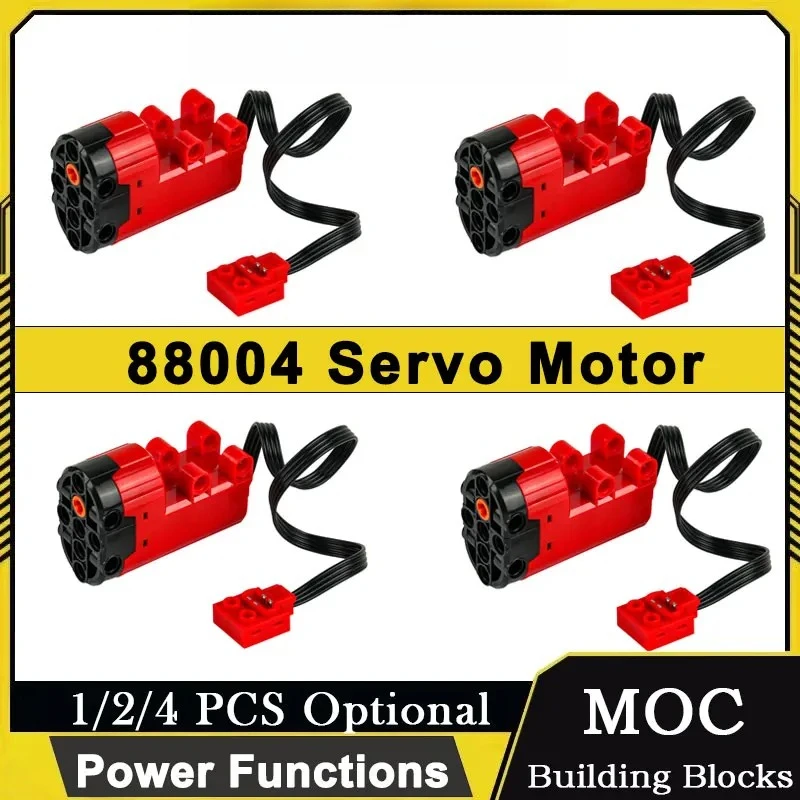 88004 7.4V Building Blocks Servo Motor Kit Steering Remote Control System Power Functions For MOC Car Truck Models