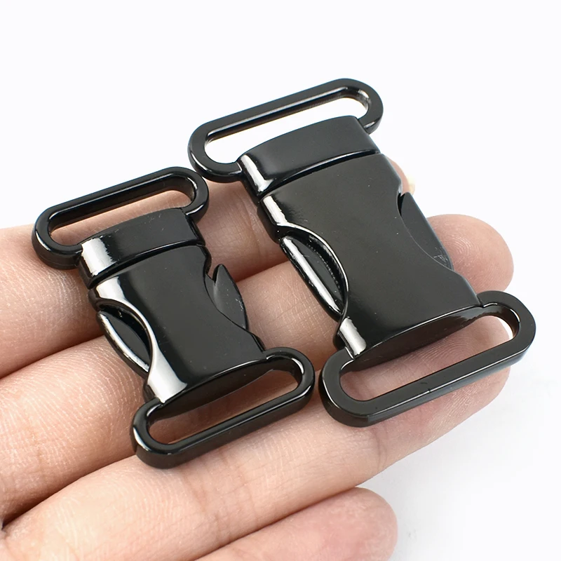 2pcs/4pcs In Metallo Fibbie Per Cinture 20 millimetri 25 millimetri di Clip A Scatto Chiusura Fibbia per Borse Cinture di Abbigliamento FAI DA TE