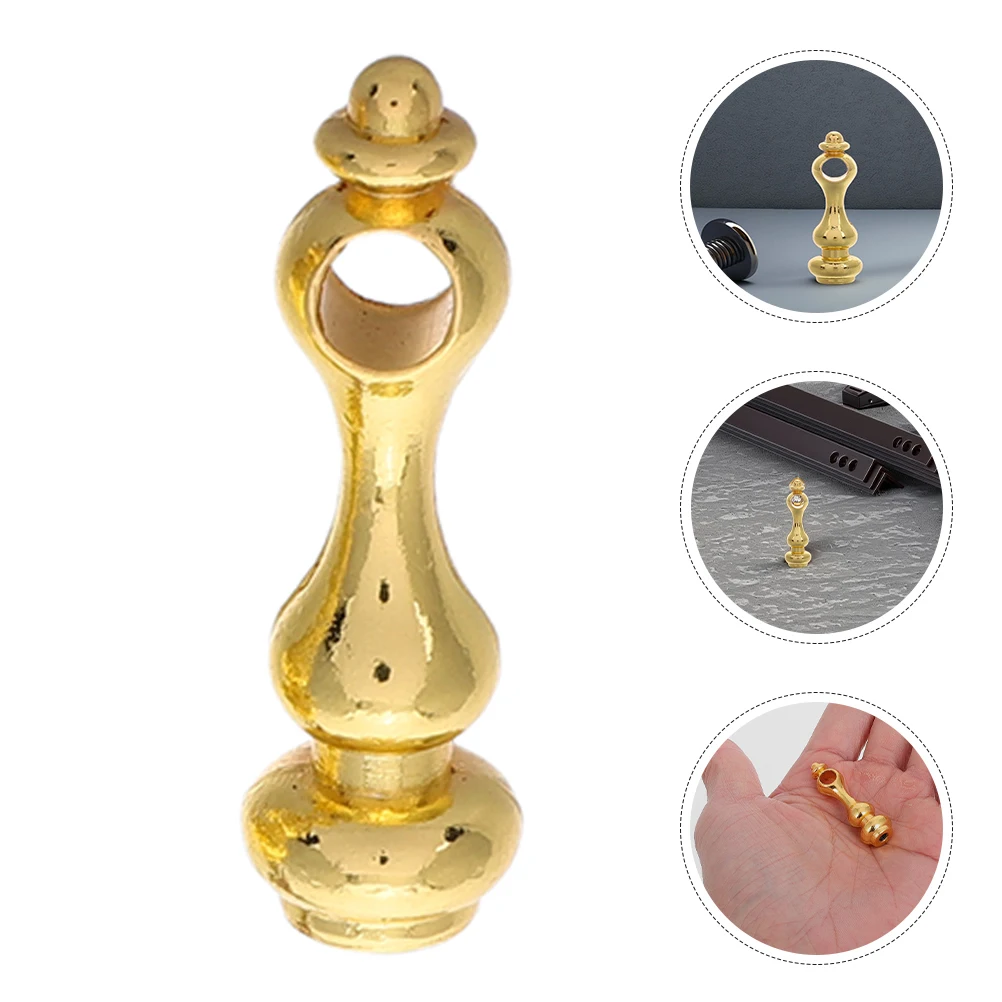 

1 set Fence Accessories Durable Metal Connector for Furniture Glass Railing Spindles Sleek Design Cap Hardware Post End