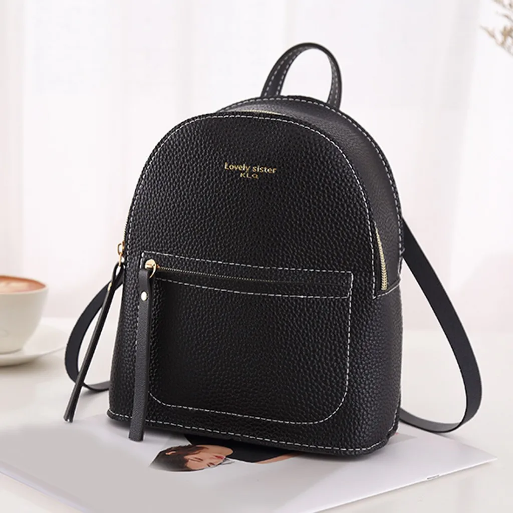 

Lady Backpack Women Backpack For Girls College Student Small Backapcks Shoulders For Girl Cute Backpack Mobile Phone Messenger