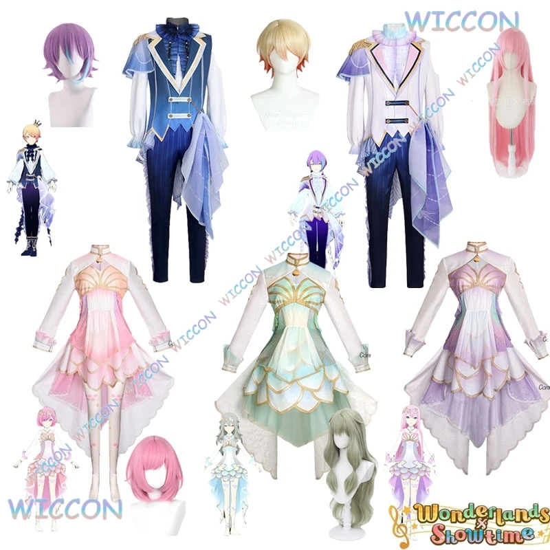 

Tenma Tsukasa 2025 WSxLukaa Kamishiro Rui Otori Emu Cosplay Kusanagi Nene Project Sekai Clothes PJSK Uniform Diva Team Stage Set