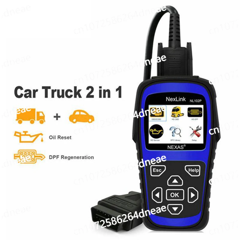 Dpf Oilreset Nexas Nl102P Heavy Duty Truck Diagnostic Scanner Car Code Reader