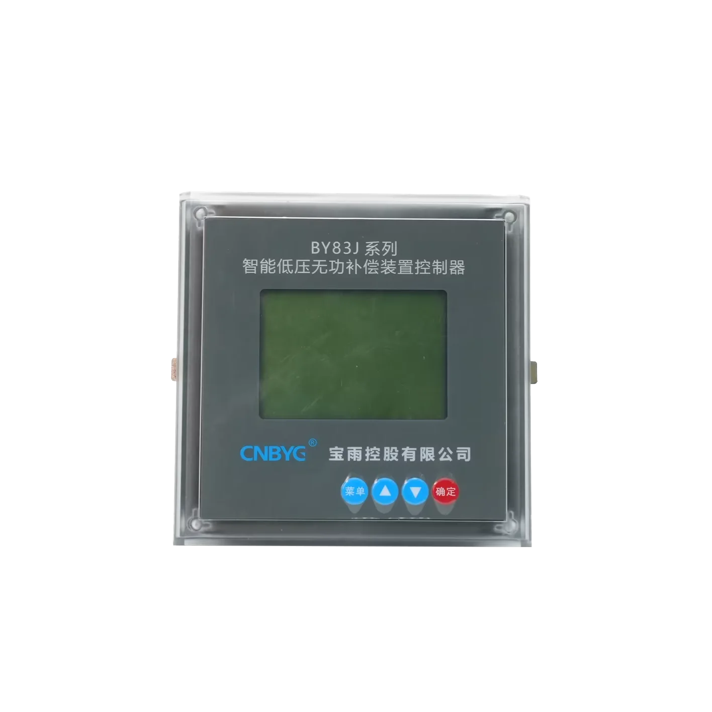 Flame Retardant Shell Baoyu BY83J Intelligent Low-voltage Capacitor Compensation Device Controller Square Black for Power