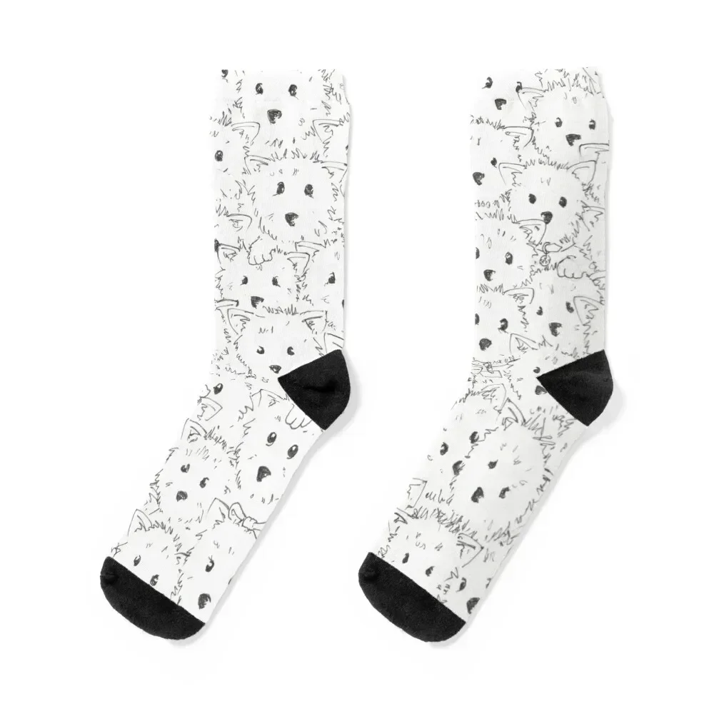 

Spot the Westie Socks anime designer Lots basketball Socks Women's Men's