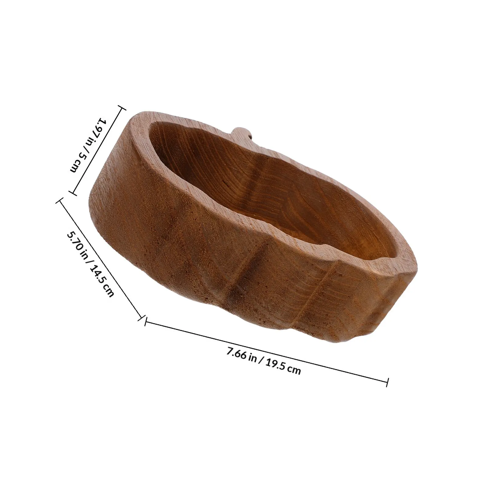 Pumpkin Inspired Wooden Fruit Bowl Elegant Carved Texture Wooden Serving Plate for Desserts Snacks Fruits Home Kitchen Dining