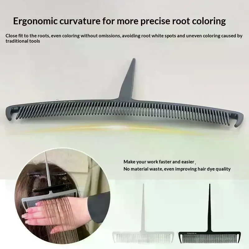 Hair Comb For Highlights Weaving Sectioning Tool For Foiling, Salon Hair Coloring Barber Stylist Teasing Accessories