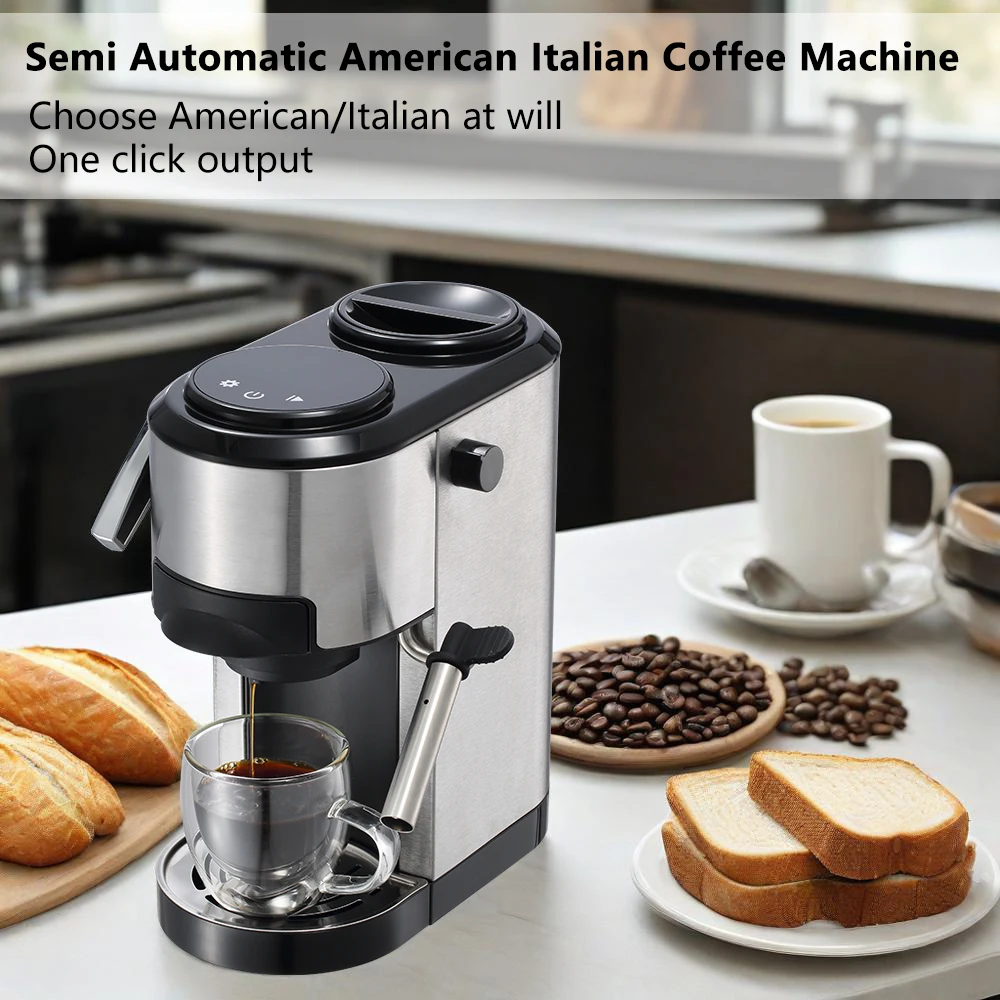 Automatic Small Luxury Design Italian American Style Coffee Machine New Portable Battery for Outdoor Use Electric House hold