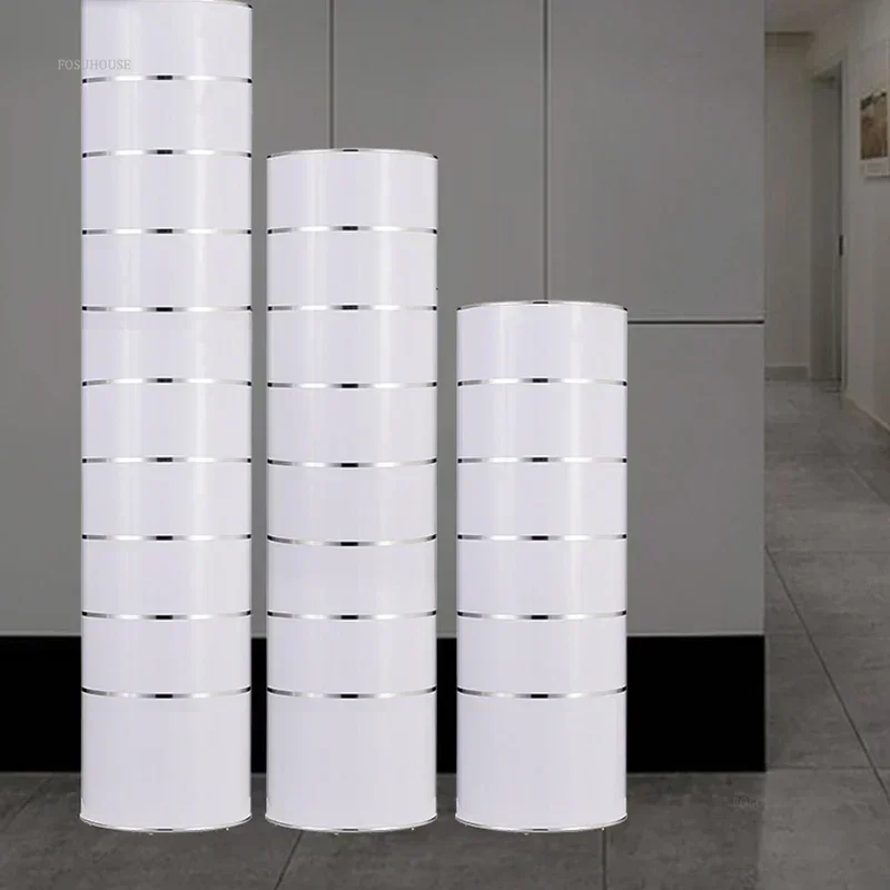 

Creative 360-degree Rotating Shoe Cabinets Cylindrical Doorway Shoe Racks Vertical Storage Cabinet Space Saving Home Furniture A