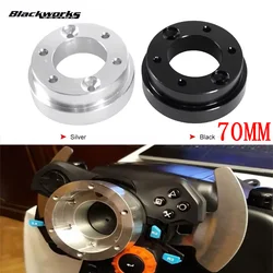 Racing game Aluminum Alloy G920 70MM Steering Wheel Adapter Plate For Logitech G29 G923 Modified 13 & 14