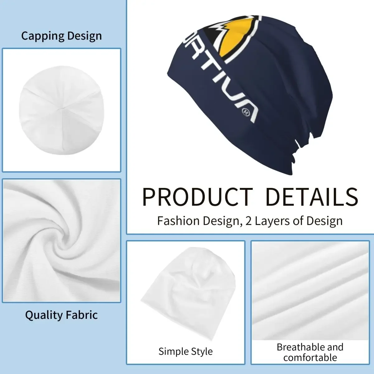 قبعة La Sportiva Merch الدافئة المحبوكة قبعة الهيب هوب بونيه قبعة الخريف الشتاء في الهواء الطلق قبعات صغيرة للرجال والنساء والكبار