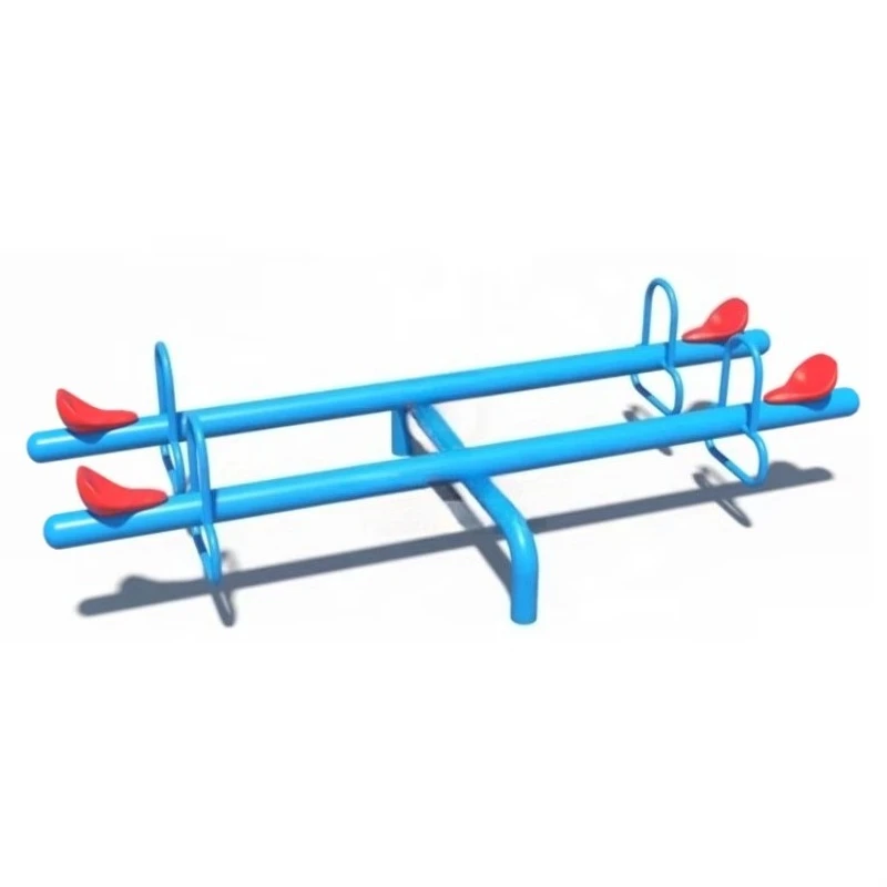 

Durable School Playground Seesaw Outdoor Fitness Four Seesaw Outdoor Playground Equipment