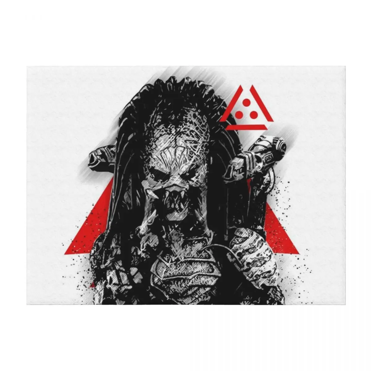 

PREDATOR JUNGLE HUNTER PREDATOR Throw Blanket Flannel Decorative Beds valentine gift ideas Decoratives Blankets