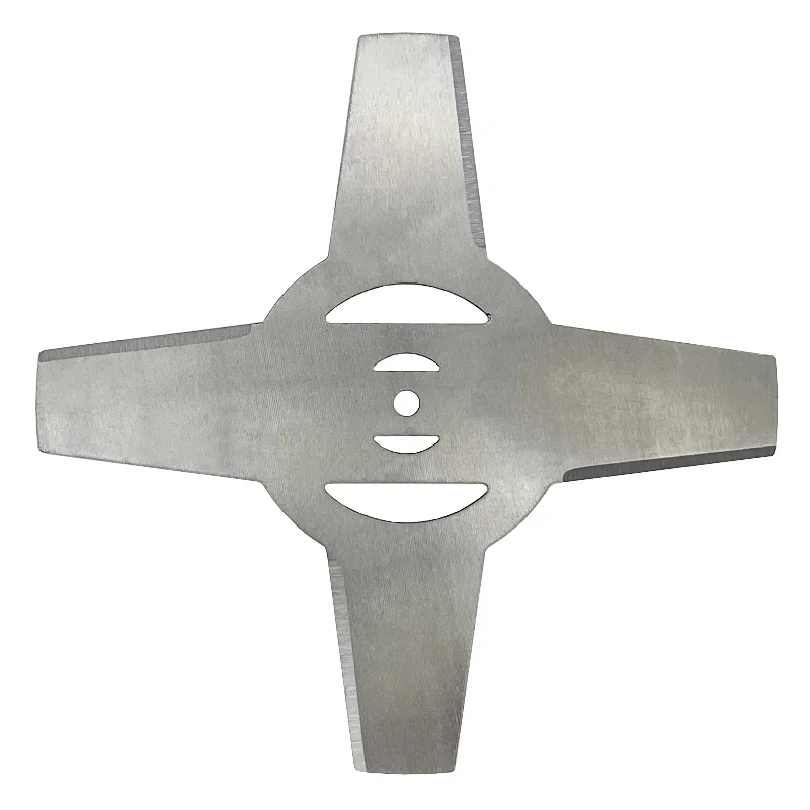 Garden Power Tools Parts Accessories Electrical Grass Trimmer Blade 4Teeth Metallic Plate