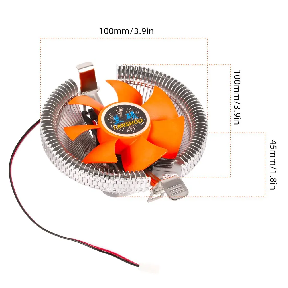 Lange Lebensdauer Super Ruhig Computer PC CPU Kühler Lüfter Kühlkörper für Intel LGA775 1155 AMD AM2 AM3 754