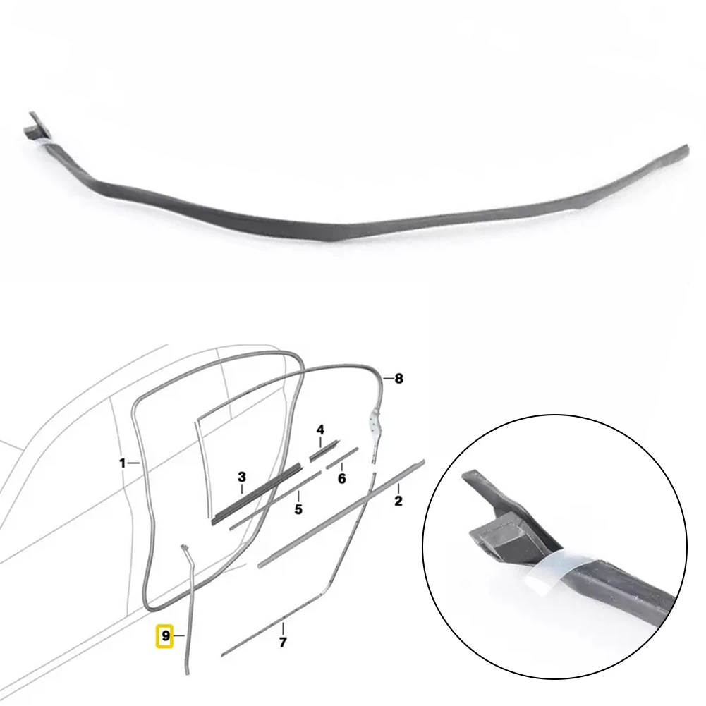 High Durability Rear Left Door Upper Seal Replacement Compatible with For BMW Vehicles in Series F01 and F02 '09 '15