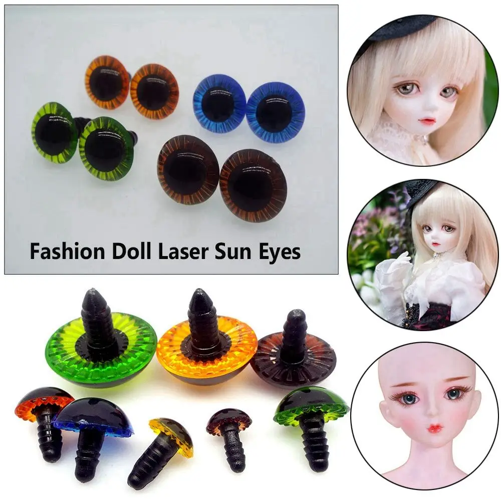 10pcs/5 pairs High Quality DIY Accessories Eyeball Safety Animal Toy Doll Making Crafts Plastic Eyes