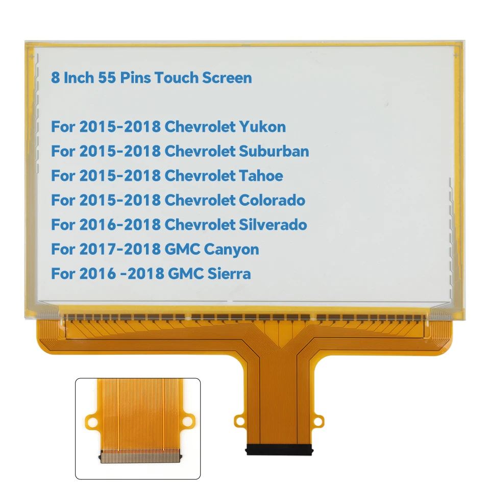 

DJ080PA-01A DJ080EA-01B 01n 01a G-MC MYLINK 15-19 Replacement of Radio Touch Screen Glass Digitizer Touch Screen Assembly