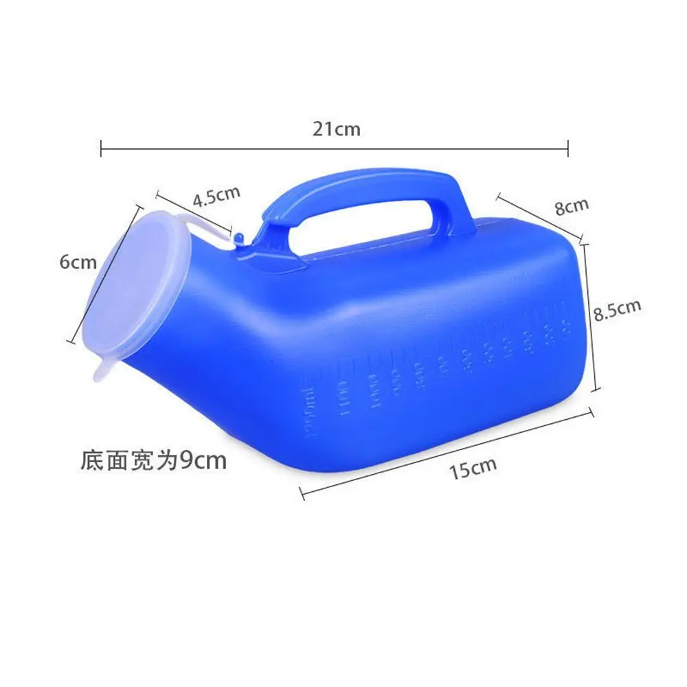 1200ml Urinal Men\'s Large-capacity Night Pot with Lid Elderly Portable Mobile Toilet Urinary Bottle Disability Old Man Helper