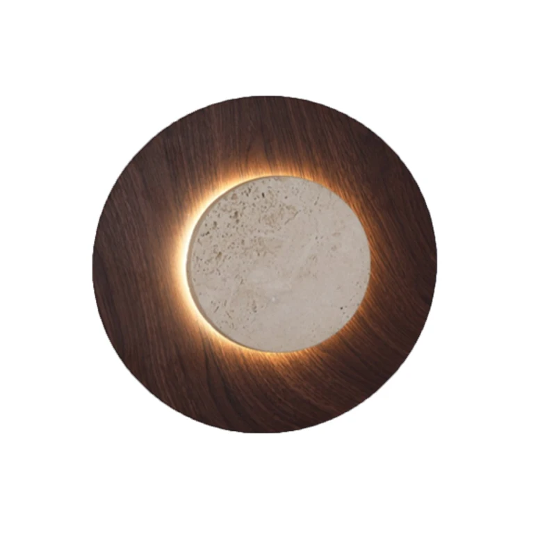 

Modern Atmosphere LED Wall Light Natural Stone Home Art Deco For Living Room Bedroom Aisle Stairs