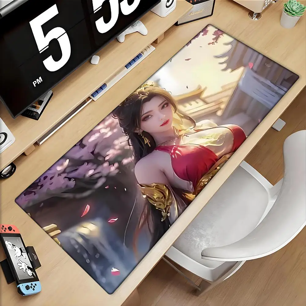 

Mouse Pad Desk Mouse Pad Cute HD Desk Pad Extended Gaming Keyboard Mats Large 100x50cm XXL Gamer Mousepad