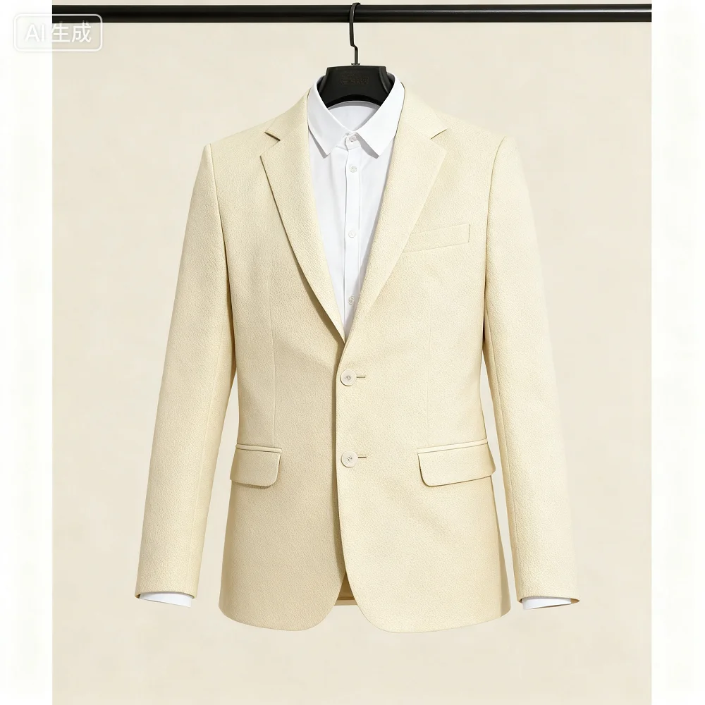 

Мужской смокинг цвета фуксии, деловой костюм из двух предметов с двумя пуговицами, уникальная однобортная мужская одежда с зубчатыми лацканами