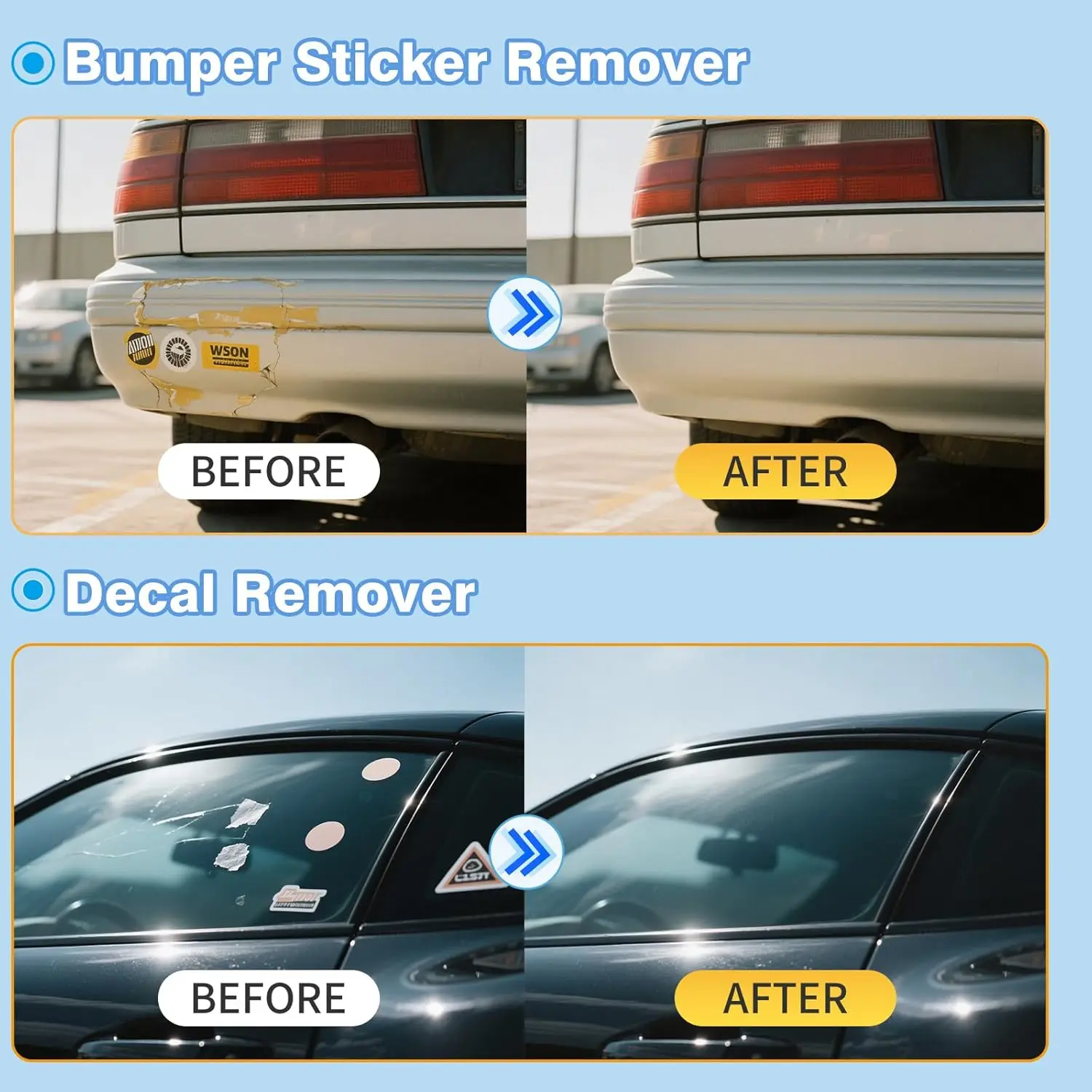 Professional Strength Adhesive Remover - Rapidly Dissolves Glue, Stickers & Decals from Cars & Glass | Leaves No Residue