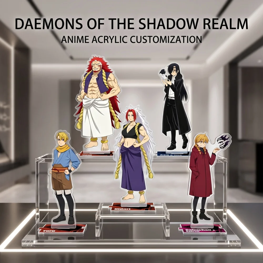Daemons of the Shadow Realm acrylic stand keychain Yuru Hidari Migi Asa fan collectible gift