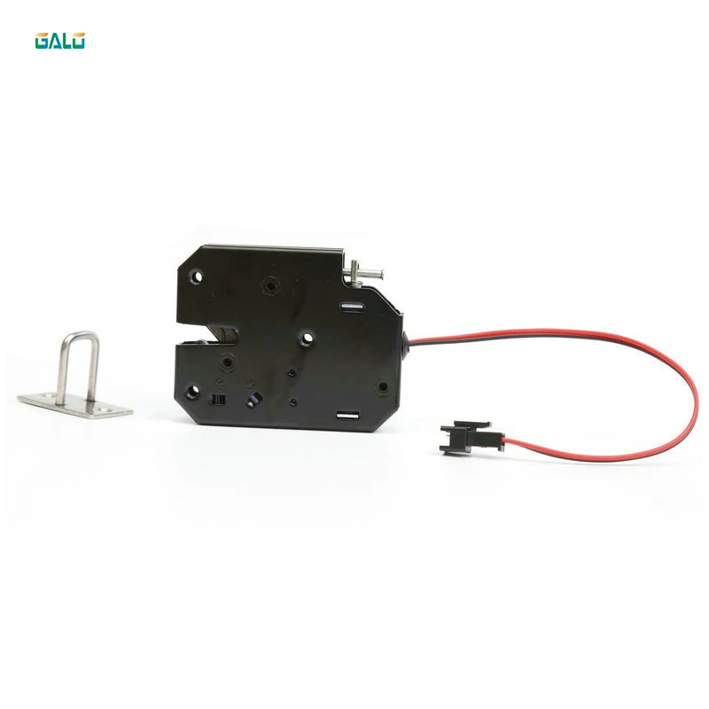 Electronic Lock 12V 2A Carbon Steel Solenoid Spring Lock for Cabinet Drawer Locker - Access Control Hardware