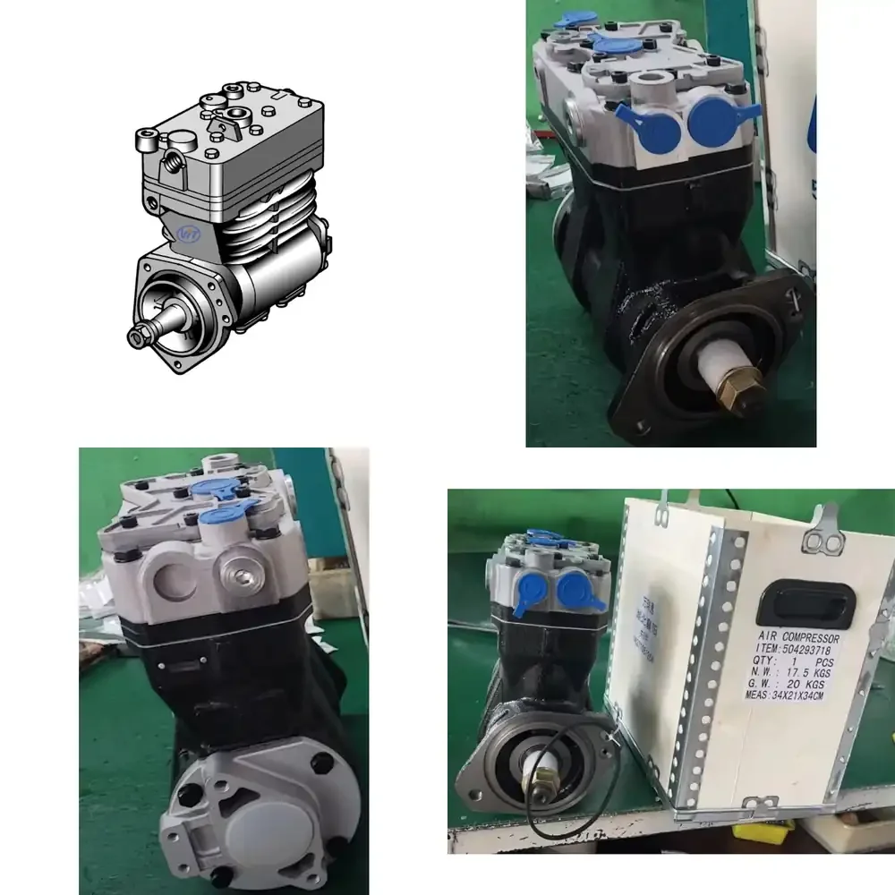 

Truck Air Compressor for VIT-U 504293718 LK4937 K031852N00 Heavy Engine Replacement Part Compatible with
