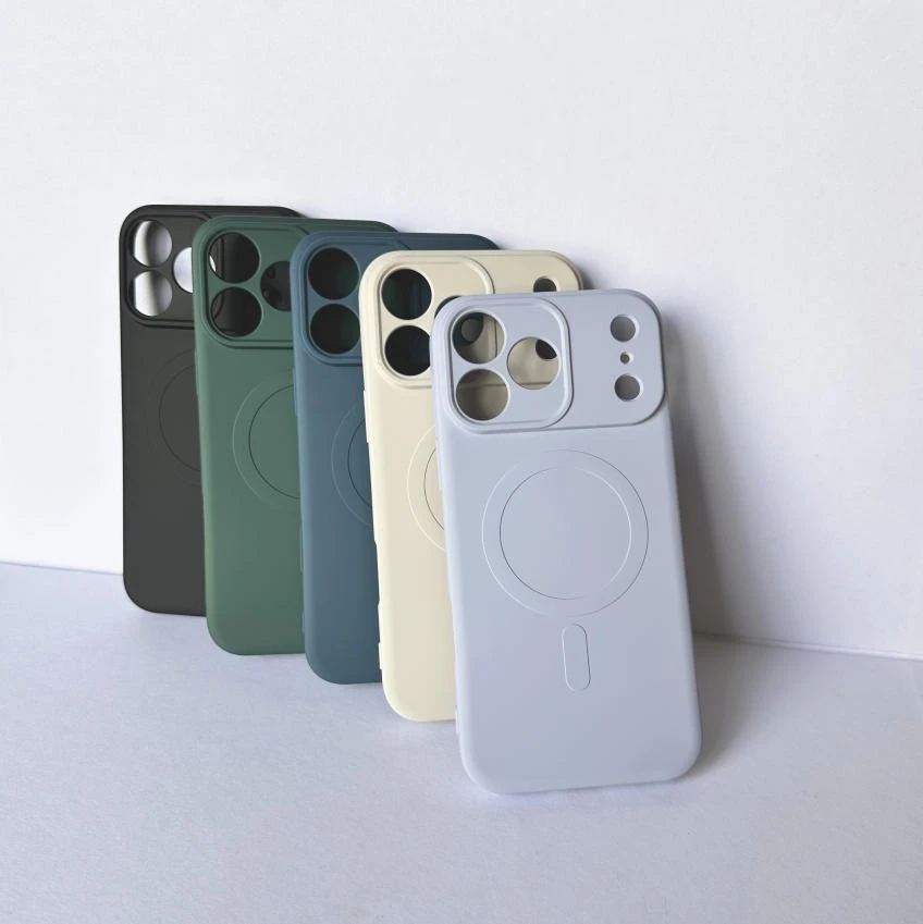 Luxuriöse Magsafe magnetische kabellose Ladehülle für iPhone 17 Pro Max Air Soft TPU Silikon Back Cover Case