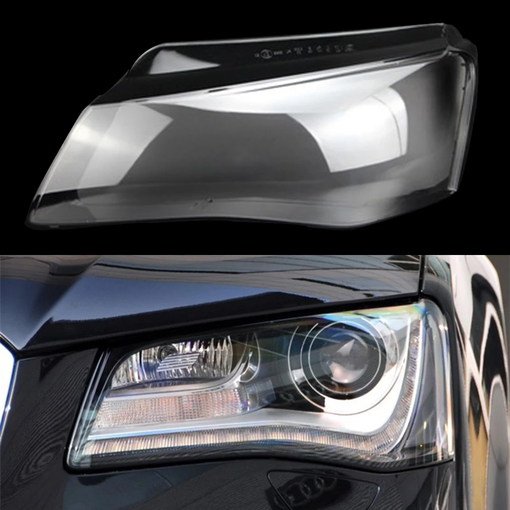 

For Audi A8 2011-2013 Auto Lamp Case Car Front Headlight Lens Cover Auto Headlamps Lampcover Transparent Lampshades Lamp Shell
