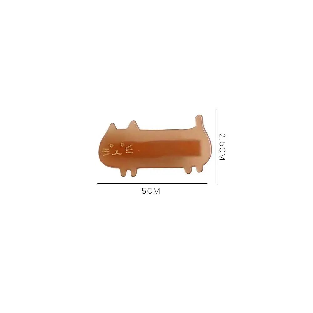 مزاجه الحلو الكرتون الحيوان إكسسوارات الشعر الإناث القط مقاطع الشعر الكورية نمط دبابيس الشعر النساء المشابك إكسسوارات الشعر