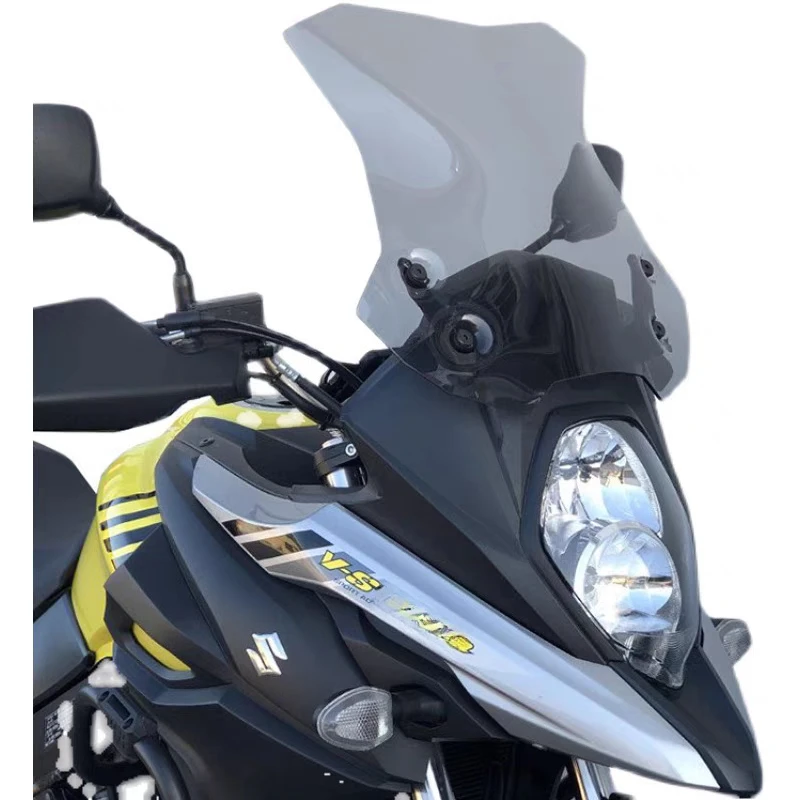 لسوزوكي DL650 V-STROM dl650 تعديل مع الزجاج الأمامي العالي الزجاج الأمامي الرياضي الرائع dl 650 DL 650 الزجاج الأمامي للدراجات النارية #5