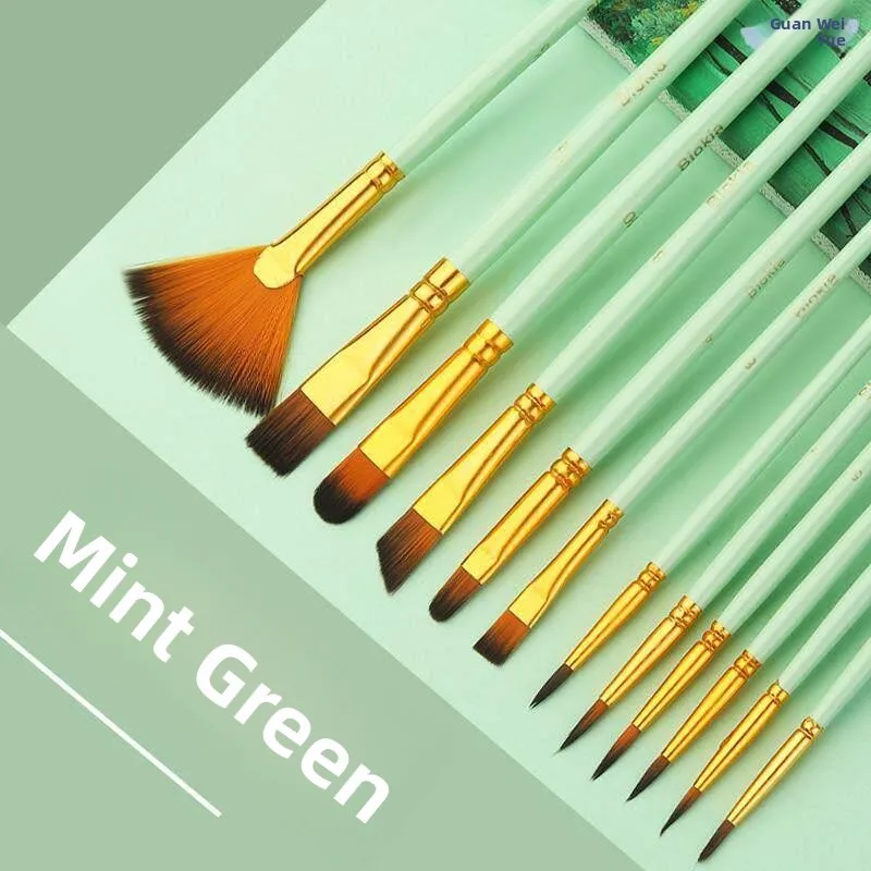 

Hand-Painted Cream Frosting Brush Set Sugar Art Decoration Cake Decorating Brushes Piping Tips Baking Accessories