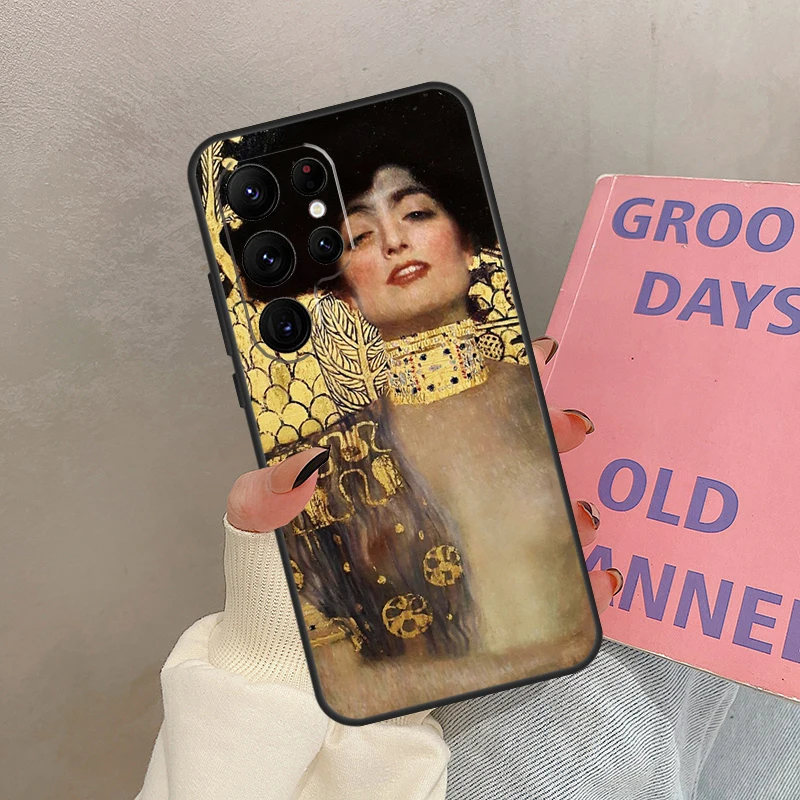 حافظة غوستاف كليمت لهاتف سامسونج جالاكسي S25 Ultra S20 S21 S22 S23 S24 Ultra S9 S10 Plus S25 FE #5