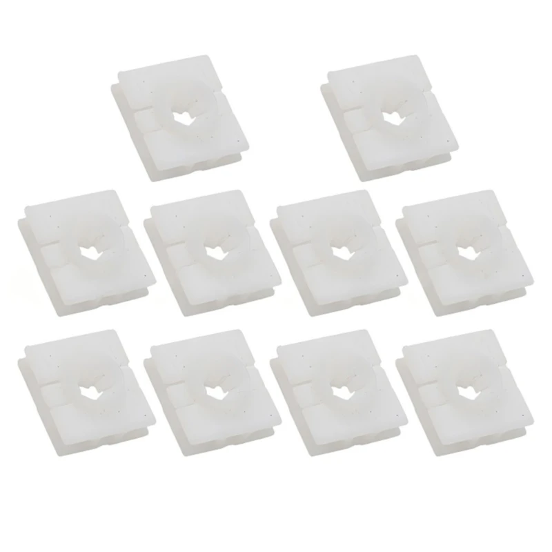 M76E 100Pcs Weiße Auto Panel Retainer Clips Befestigung Für Fahrzeug Teile 0009912098 – Detail 1