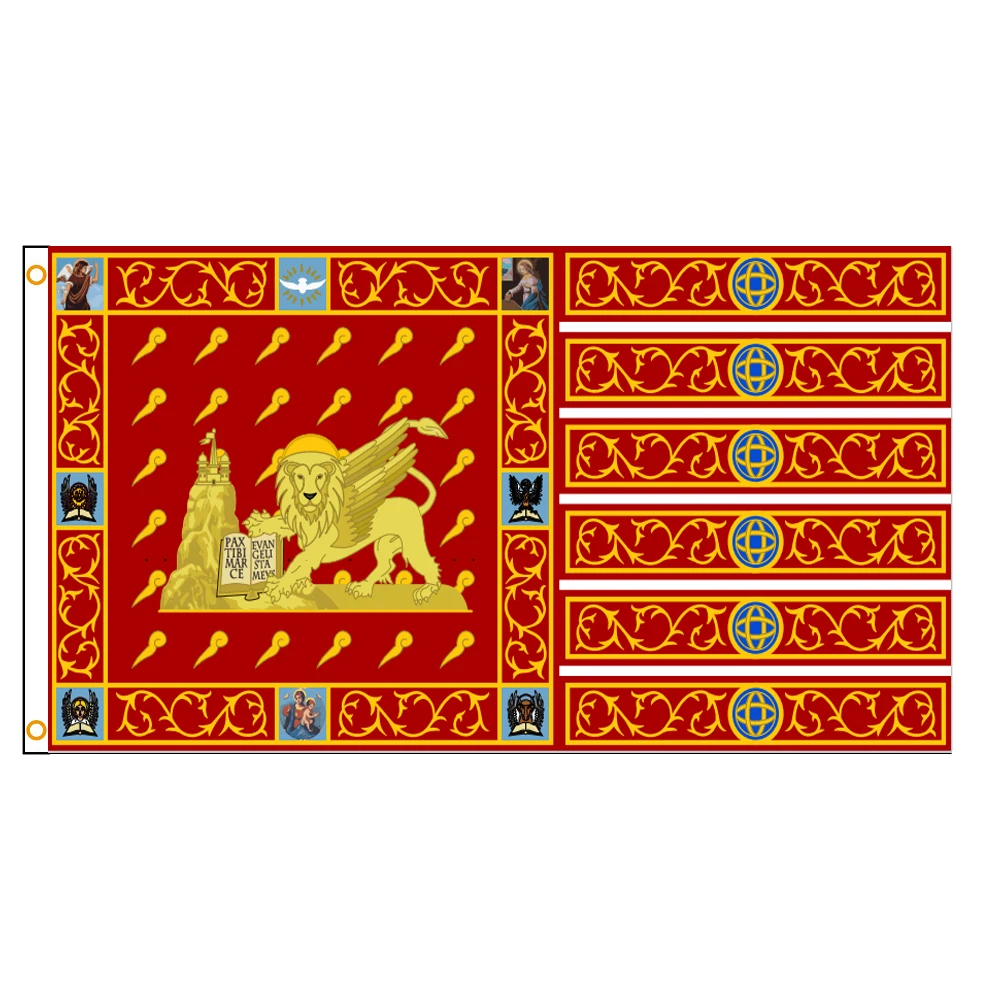 Bandera de la ciudad de la República Italiana de Venecia, 90x150cm, 3x5 pies
