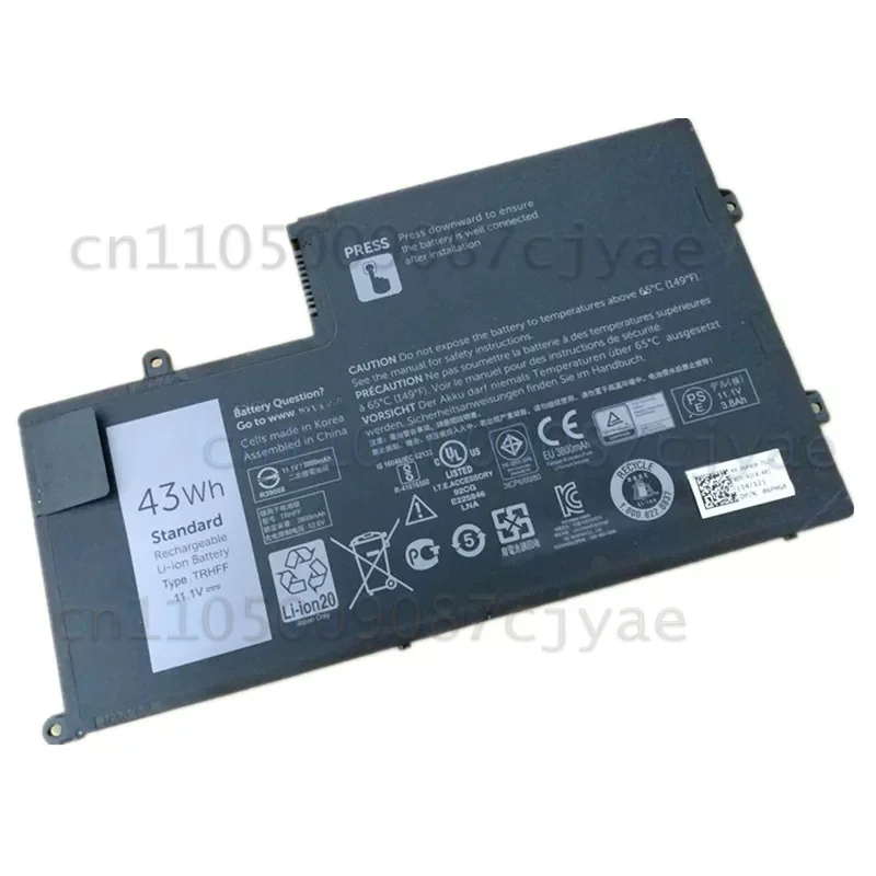 For Dell 14 15 5545 5547 5548 5457 5447 P39F P49G Replacement Laptop Battery TRHFF Rechargeable Lithium Battery