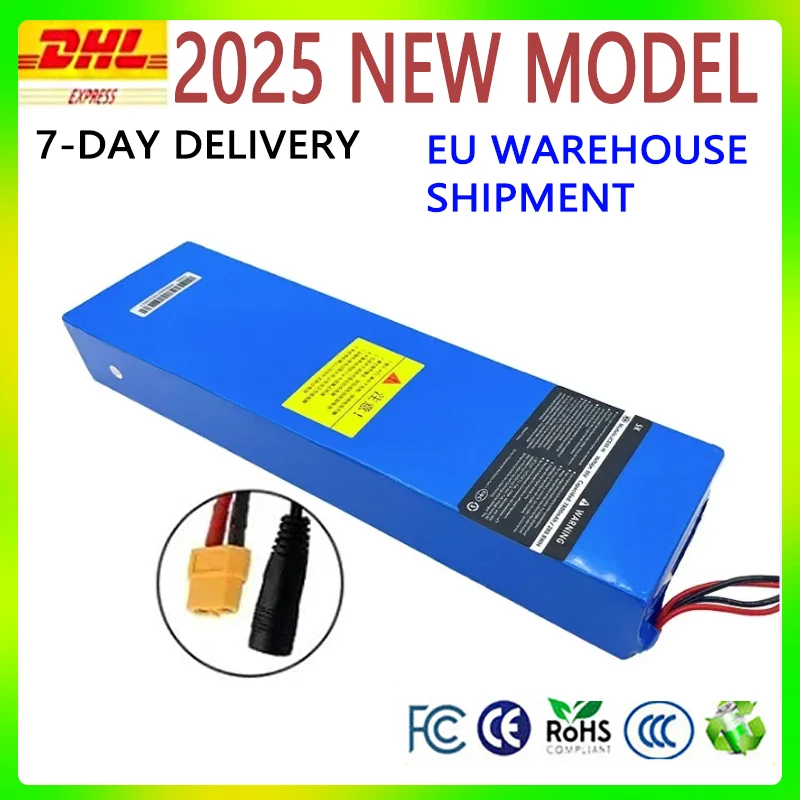 بطارية ليثيوم أيون موديل جديد 2025 13S4P، أجهزة adaptée aux électriques CitycoBMS 1000 فولت، 48 فولت، 60 أمبير، 54.6 واط، شعبية