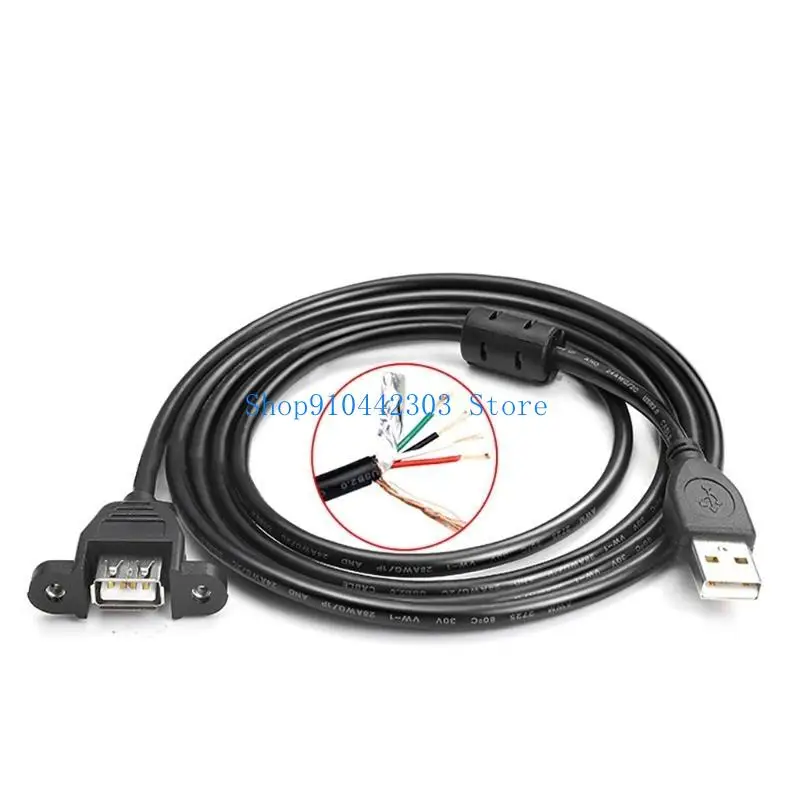 L4MD Travel USB Male to Female Cable with Fixing Ear, Quick Charging & Sync Data Cord for Multiple Devices 1m to 3.0m Long