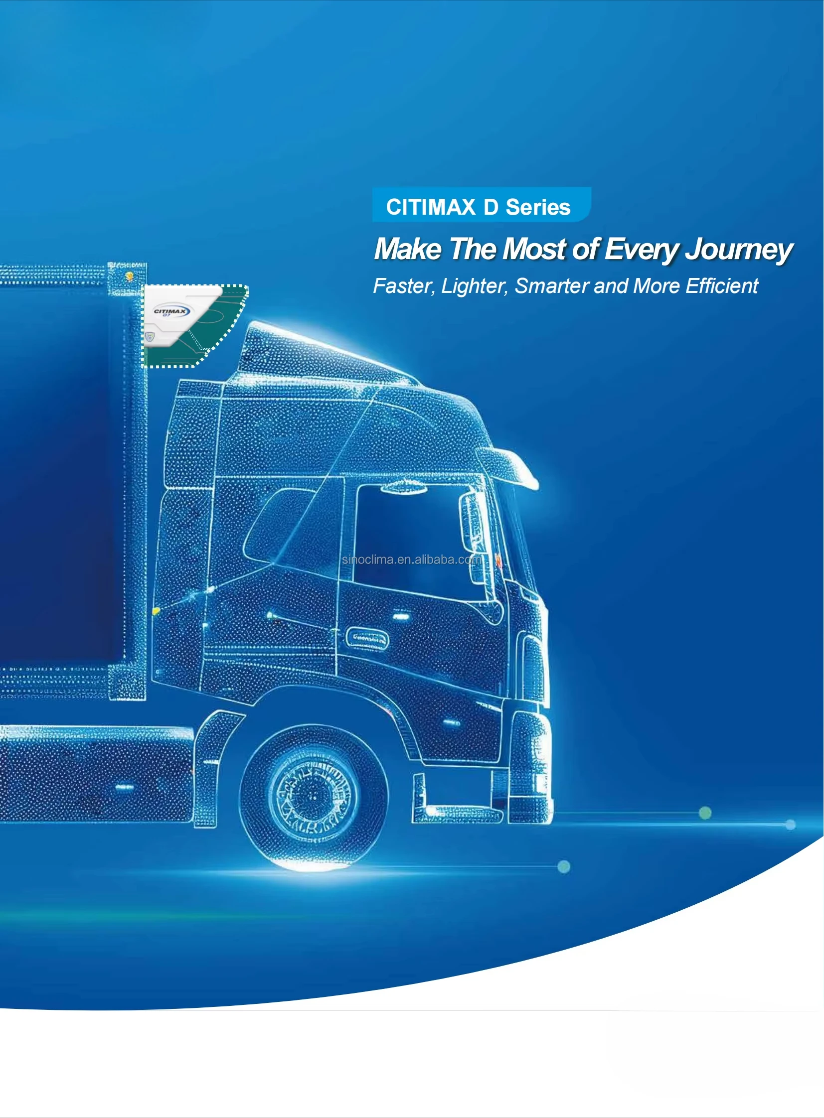 وحدة تبريد النقل Carrier Citimax D6 لوحدات تبريد فريزر للشاحنات أصل 100% #5