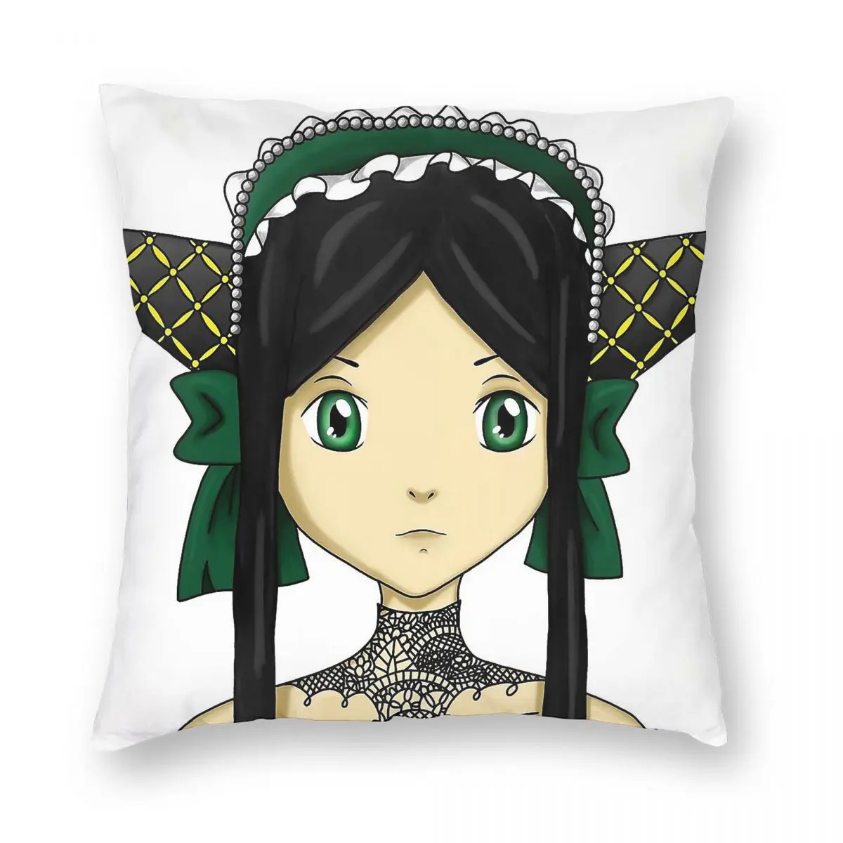 Black Butler Sieglinde Sullivan Square Pillowcase Polyester Linen Velvet Creative Zip Decor Throw Pillow Case Room Cushion 45x45 - view 5