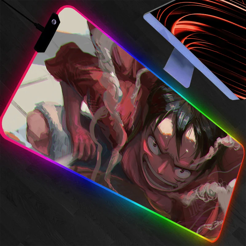 

LED Mouse Padone Piece Gamers Decoracion Gamer Desk Mat RGB Mousepad XXL Gaming Accessories Backlight Keyboard Mat