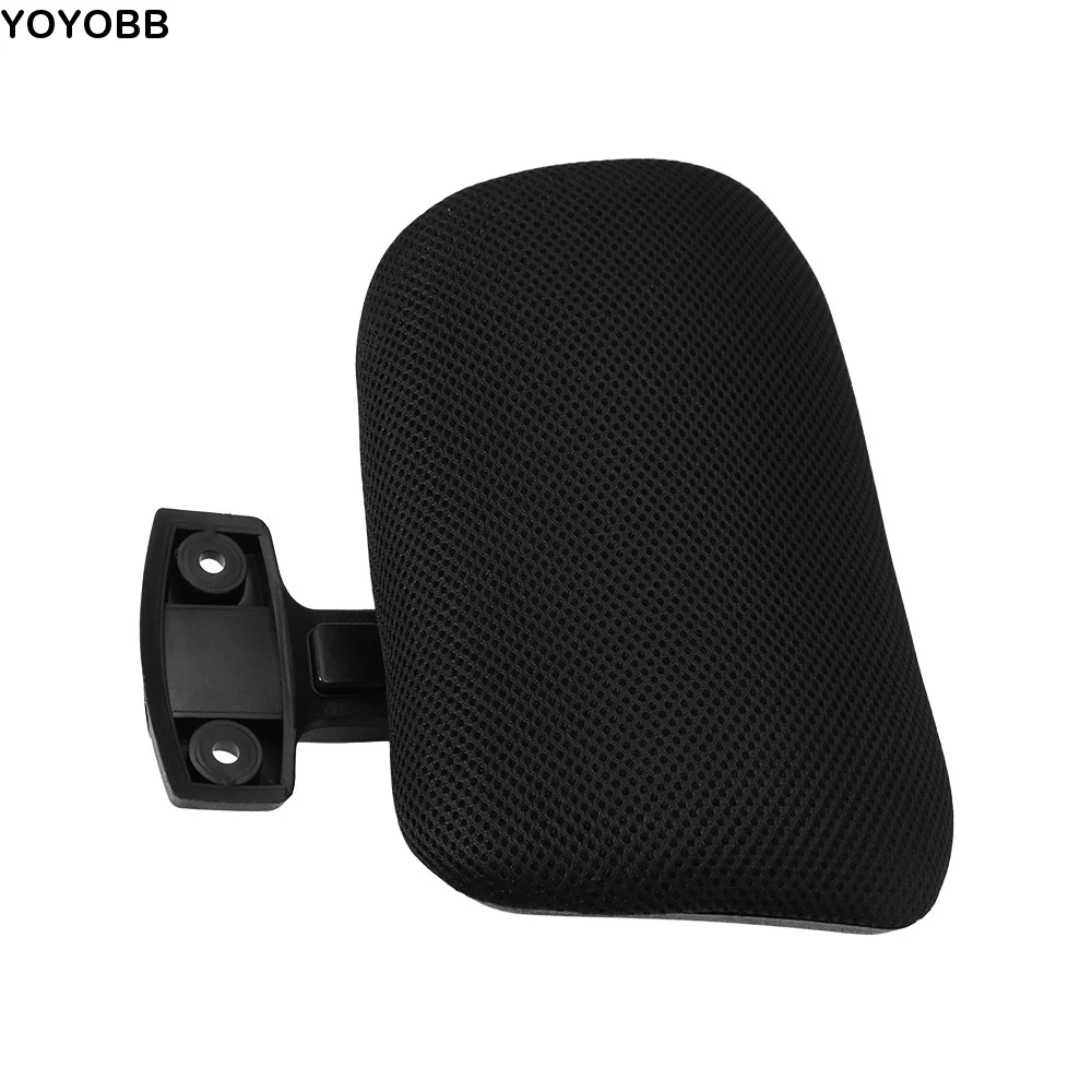 Black Computer Chair Headrest Plastic Multifunctional Lift Headrest Adjustable Durable Office Chair Head Pillows