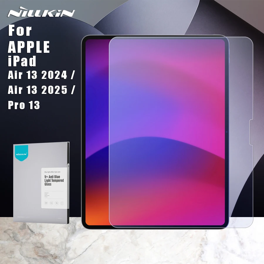 Nillkin for Apple iPad Pro 13 2024 2025 / iPad Air 13 2024 / 2025 V+ Ultra-Thin Anti Blue Light Tempered Glass Screen Protector