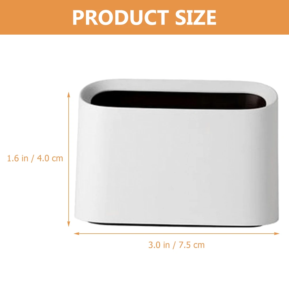 

Multifunctional Car Trash Can Large Capacity Tilted Opening Detachable Liner Portable for Home Office Sofa Bedside Desk Dinning