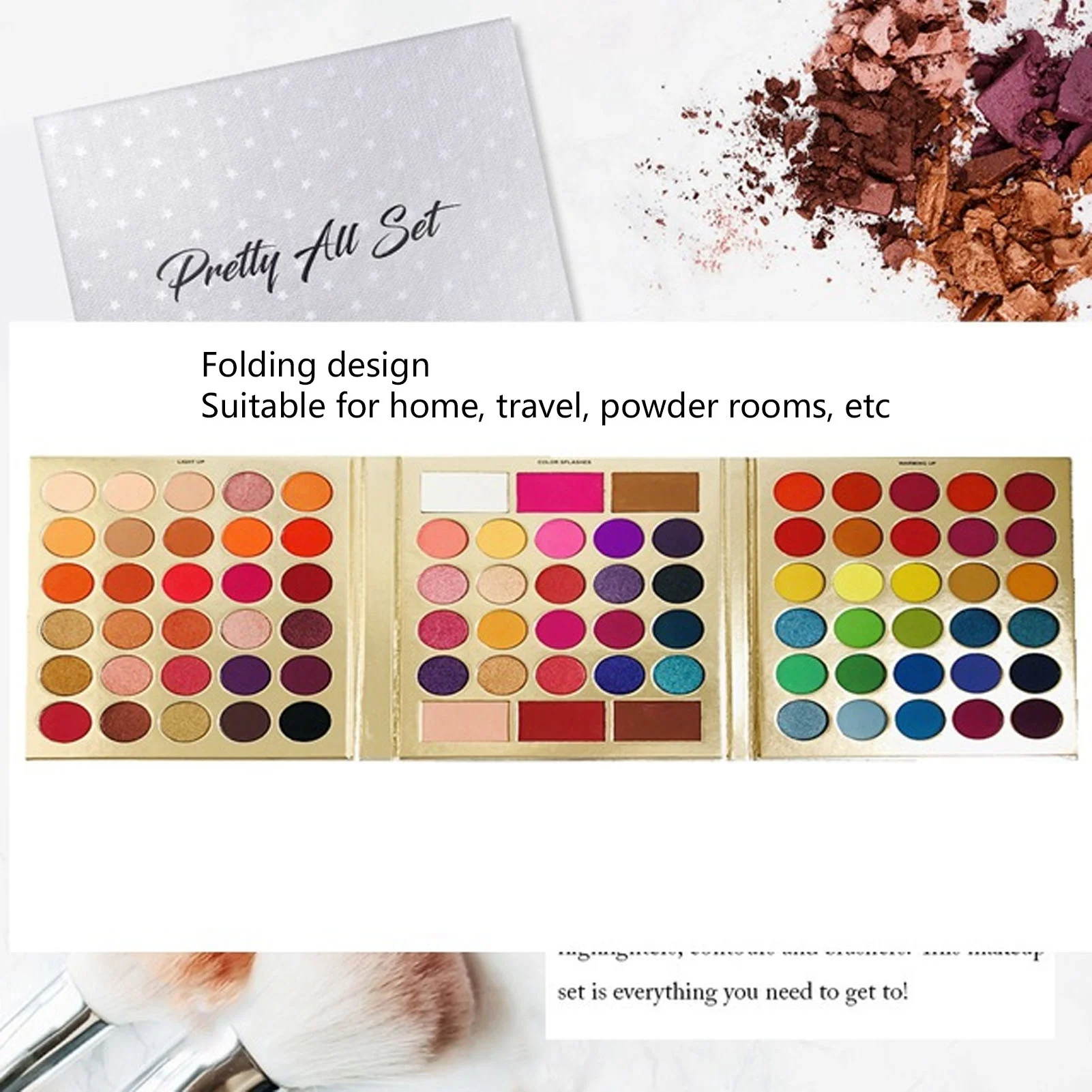 

Eyeshadow Palette 86 Colors Matte Eyeshadow High Pigmented Long Lasting Matte Glitter Eye Makeup Palette for Makeup Artist
