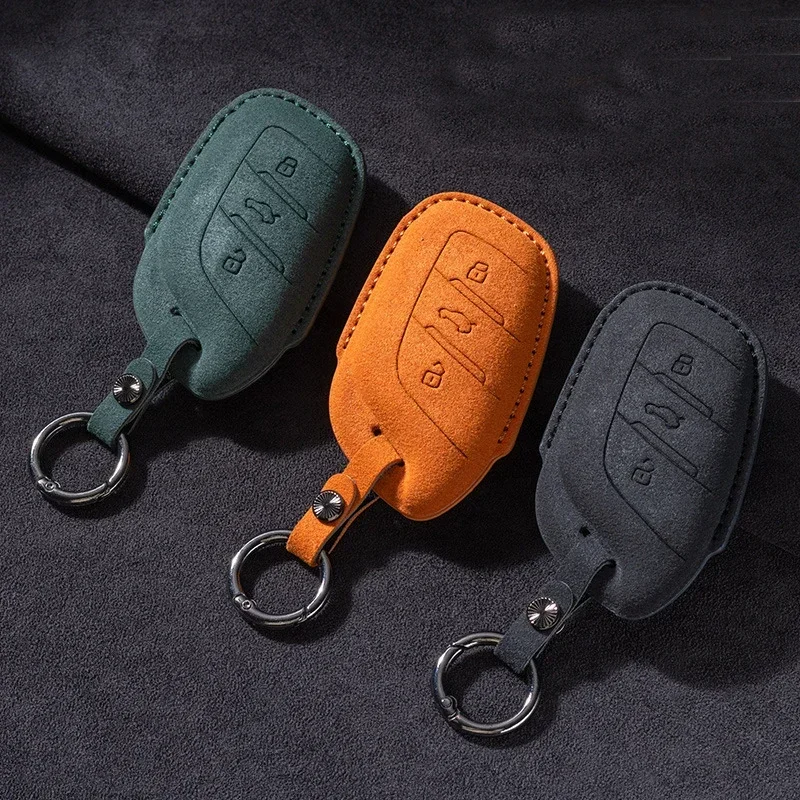 

Car Key Cover for MG Ev MG4 HS GT ZS ZX MG5 MG6 for Roewe RX3 RX5 RX8 ERX5 I6 I5 3 Buttons Car Remote Key Case Protector