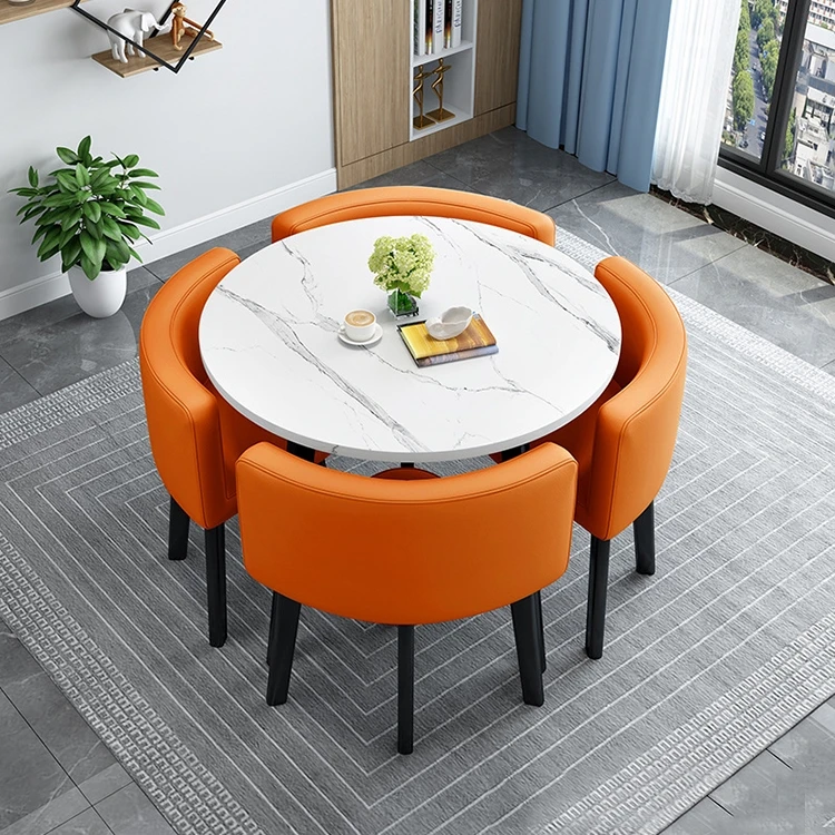 ！@Best Sale Modern Luxury Dining Table Set New Classic Indoor Furniture for Living Room and Bedroom Metal Material Manufacturer