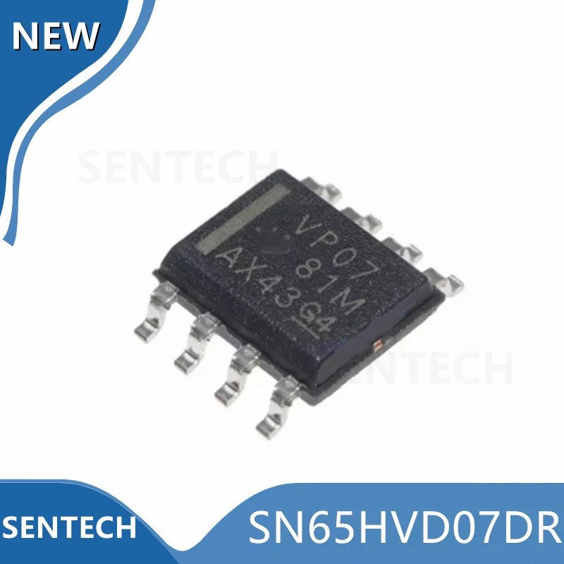

10PCS New original SN65HVD07DR SOIC-8 High output RS-485 transceiver chip
